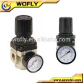 Low price 1/4" air pressure regulator with gauge